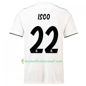 Günstige Fußballtrikots Real Madrid Isco 22 2018-2019 Kurzarm Heimtrikotsatz kaufen